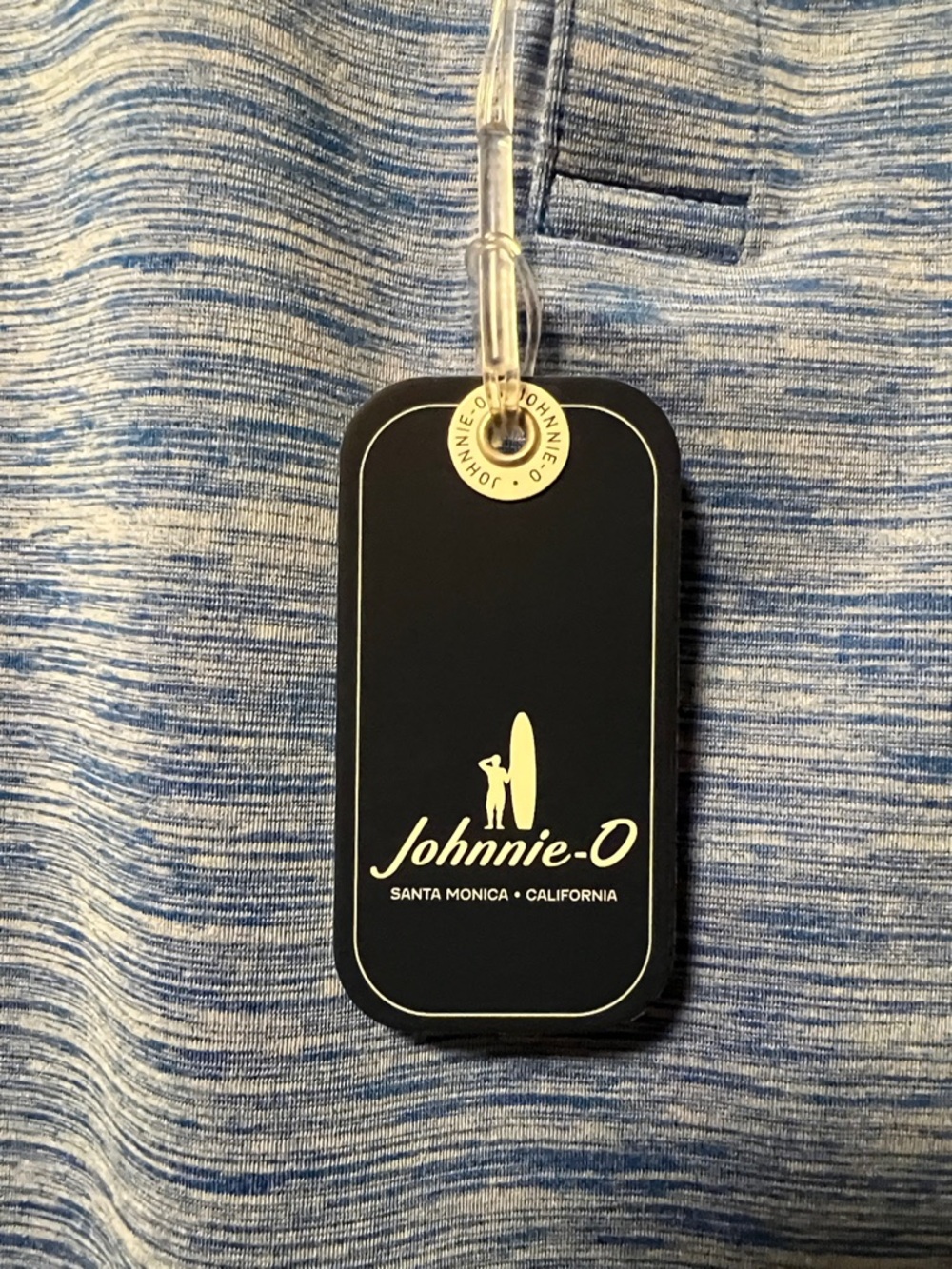 Brand New Johnnie-O Featherweight Performance Stretch Tennis 🎾 Blue Golf ⛳️ Polo - Picture 7 of 12